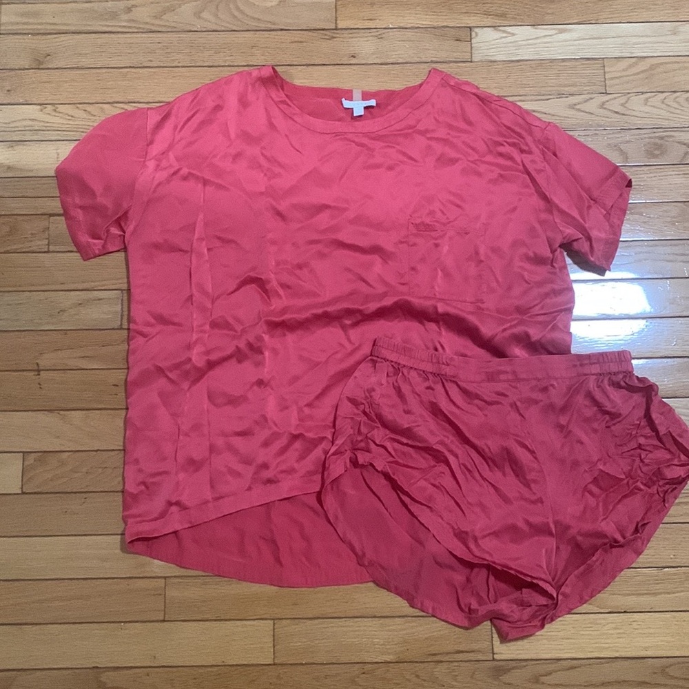 Lunya Washable Silk Tee Set